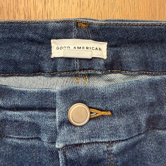 Good American Stovepipe blue Jeans Size 18 - Picture 7 of 9